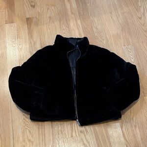Jason Wu reversible Black Faux Fur Coat
